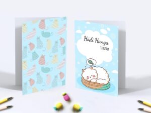 Iskolai füzet A/5 egyedi, névre szóló #21