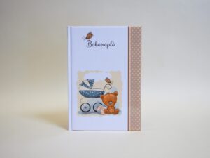 Keménykötésű babanapló (barna)