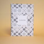 Napló üres lapokkal – Naplóm felirattal, vintage mintás