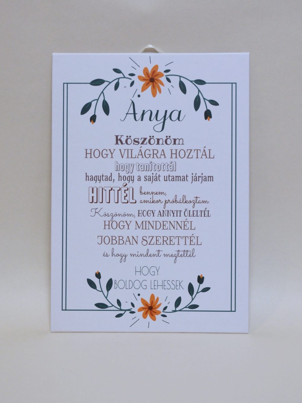 Anyák napi falitábla #1