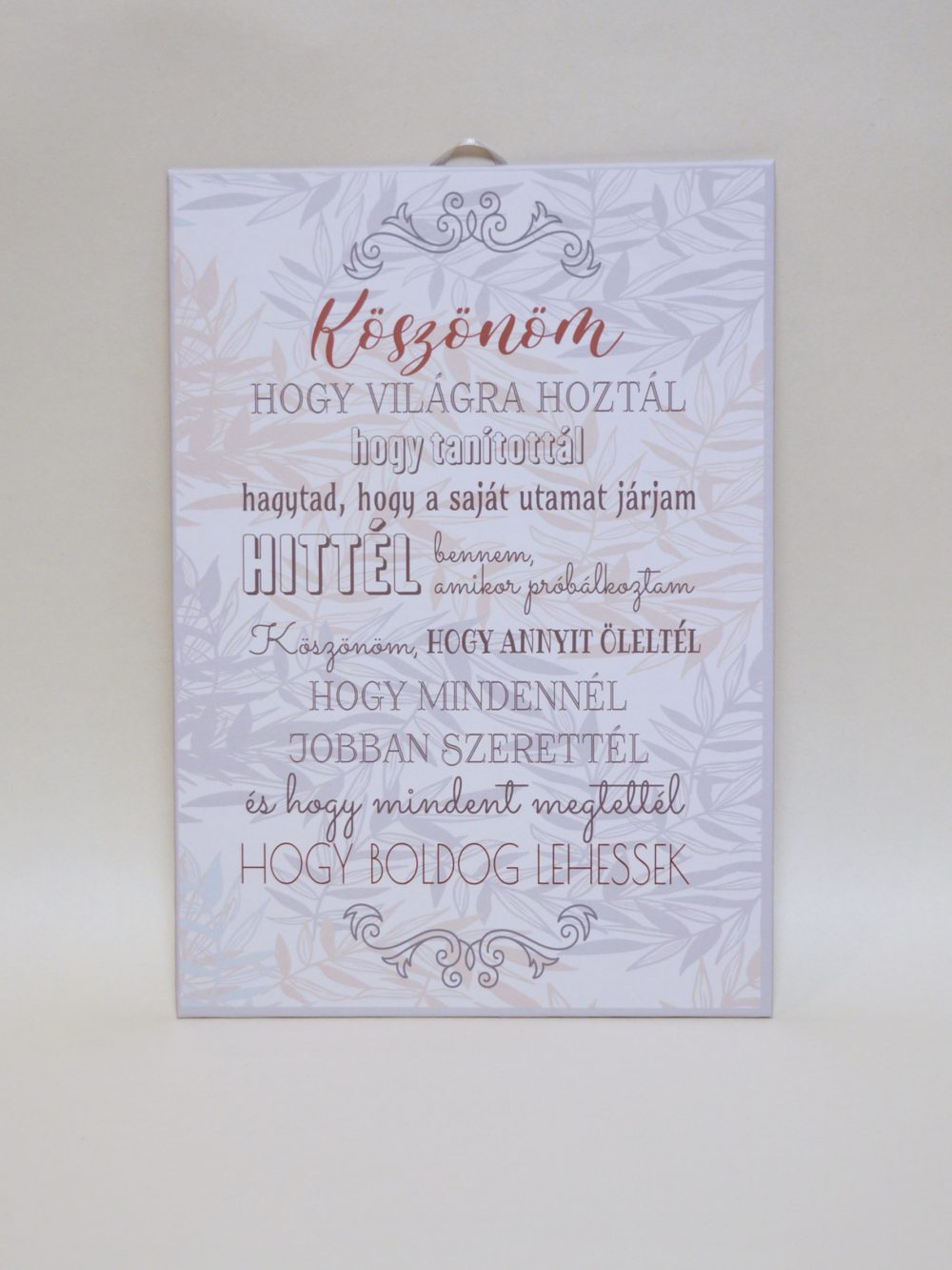 Anyák napi falitábla #5